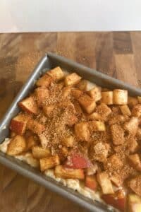 Making Brown Butter Apple Fritter Bread